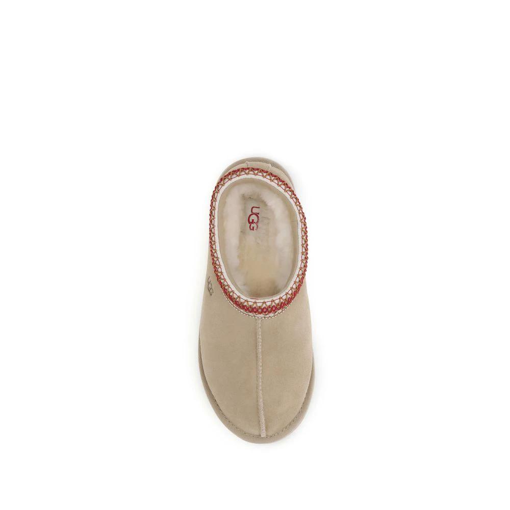 Mules UGG Bos Taurus en cuir de veau beige