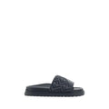 Fendi Gray Polyamide Sandals