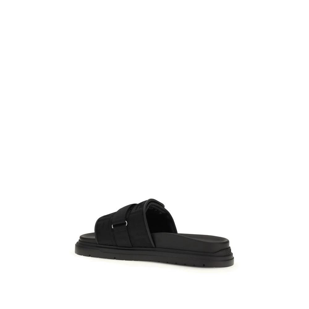 Sandales Fendi en polyamide noir