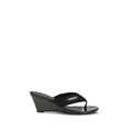 Sandales compensées Coperni en polyamide noir