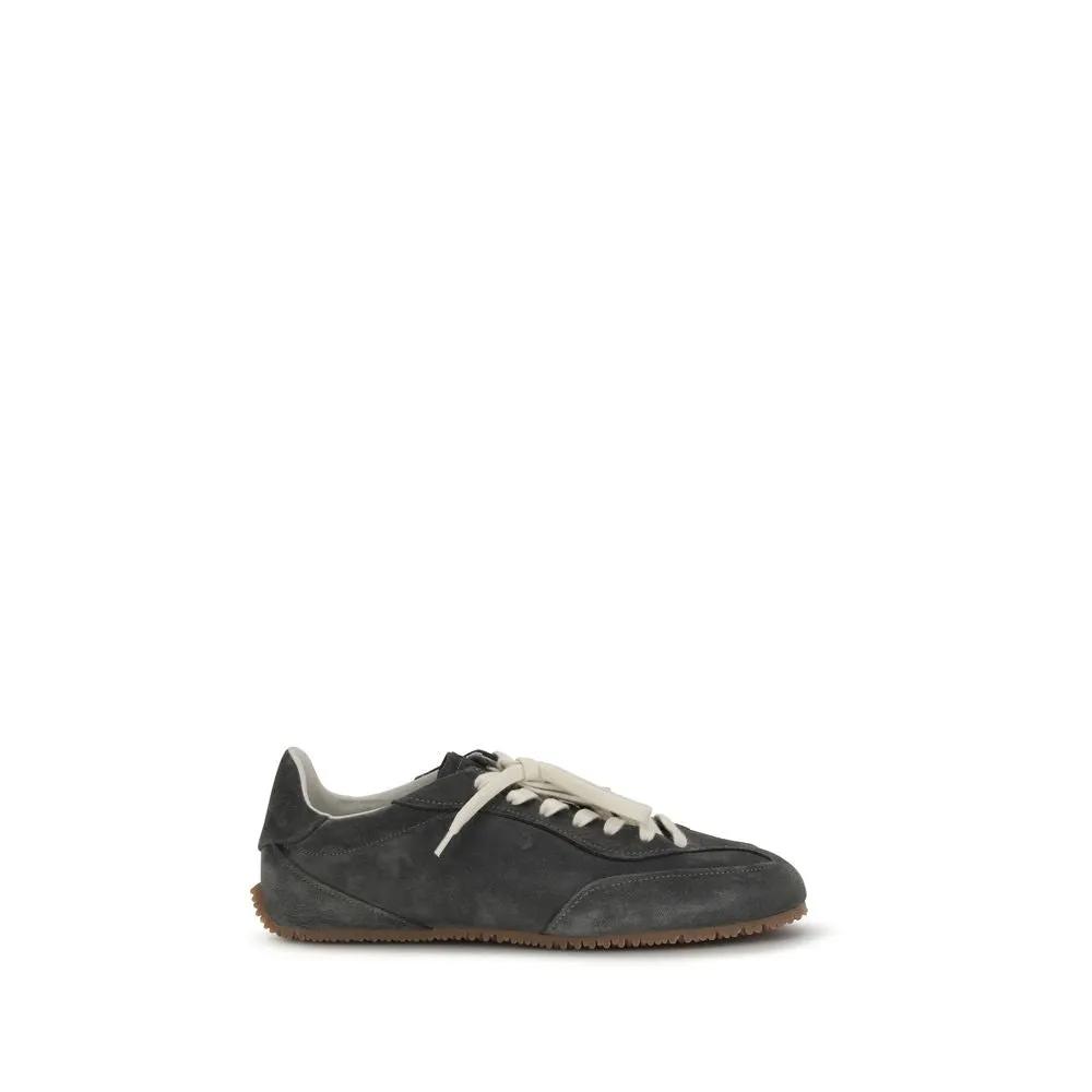 Baskets basses Axel Arigato Bos Taurus en cuir de veau gris