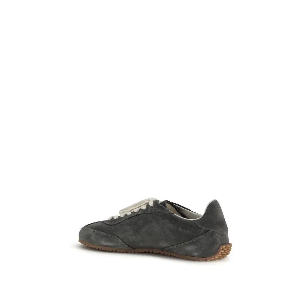 Baskets basses Axel Arigato Bos Taurus en cuir de veau gris