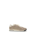 Baskets basses Brunello Cucinelli Bos Taurus en cuir de veau beige