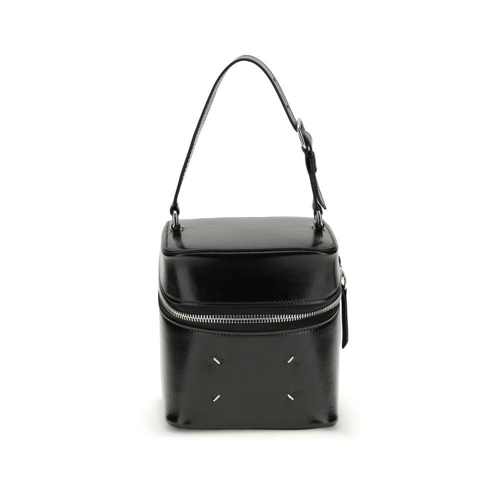 Maison Margiela Black Calf Leather Bos Taurus Backet Bag