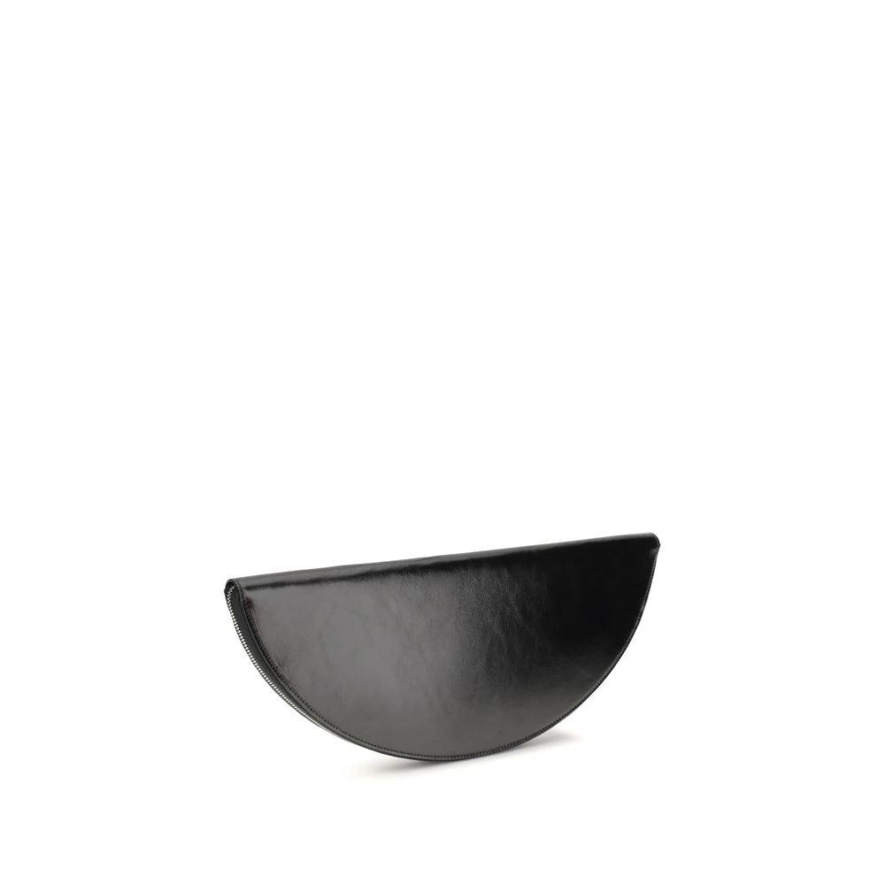 Pochette Bos Taurus en cuir de veau noir Maison Margiela