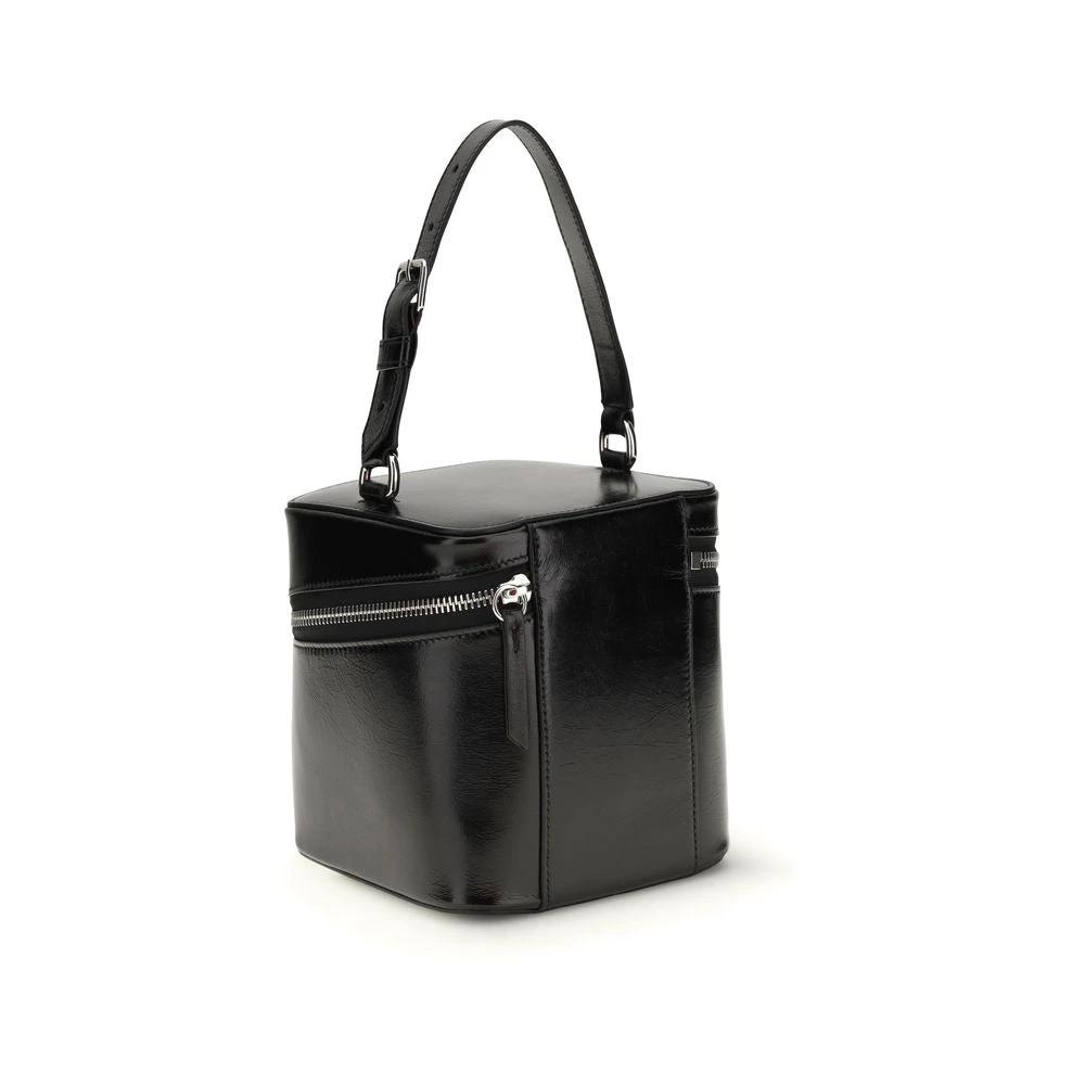 Maison Margiela Black Calf Leather Bos Taurus Backet Bag