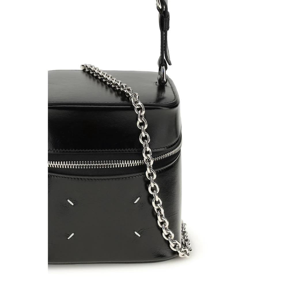 Maison Margiela Black Calf Leather Bos Taurus Backet Bag