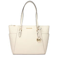 Sac bandoulière en cuir beige Michael Kors