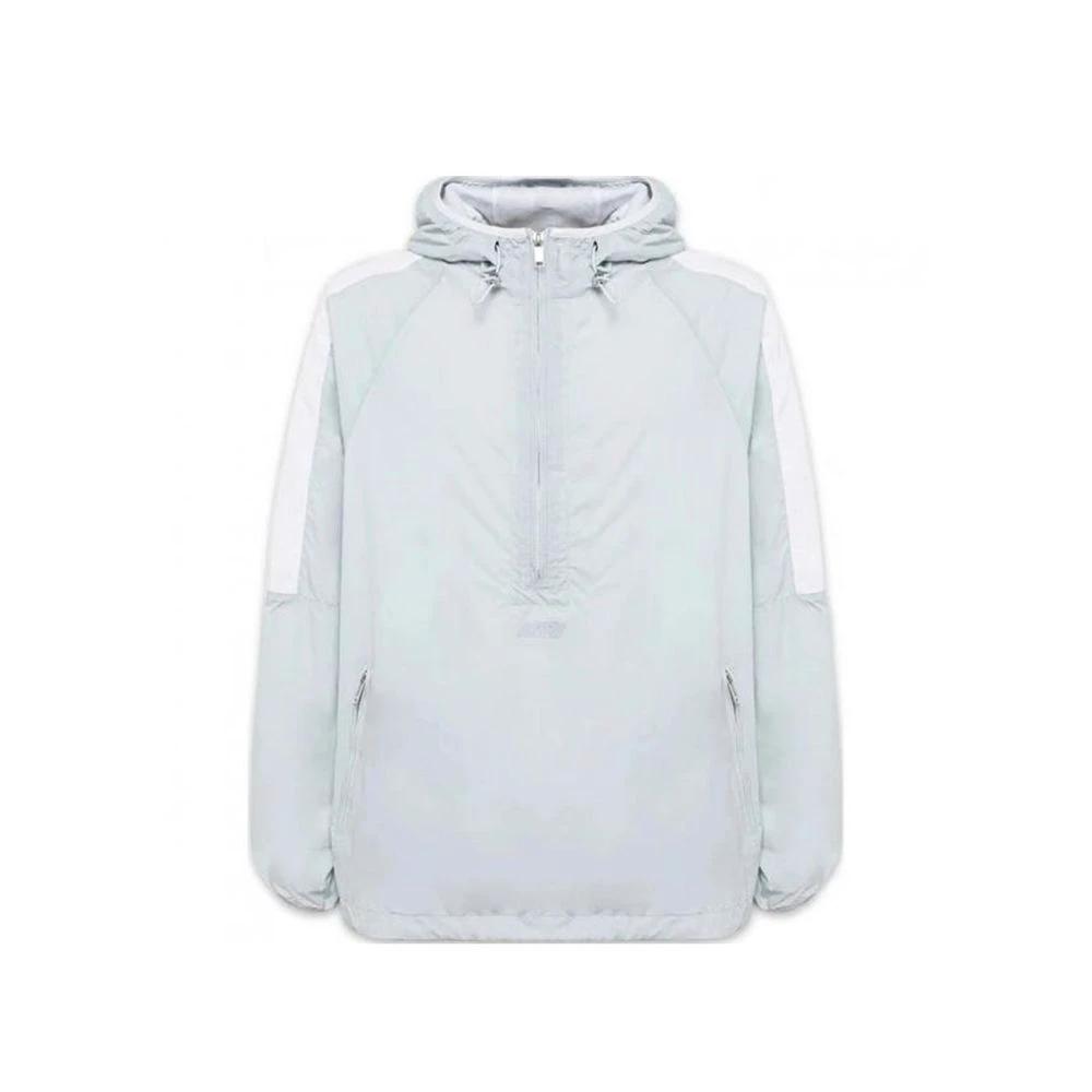 Autry Blue Nylon Shell Jacket