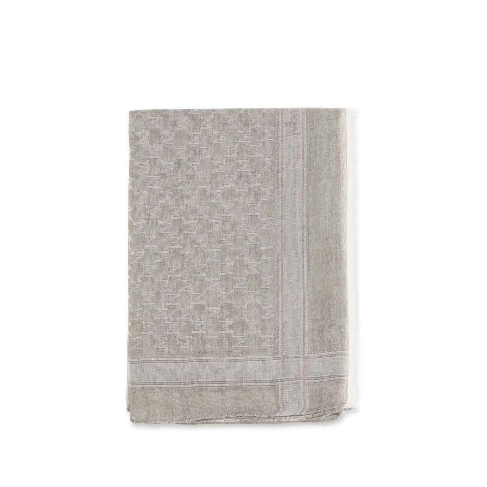 Max Mara Beige Wool Scarf