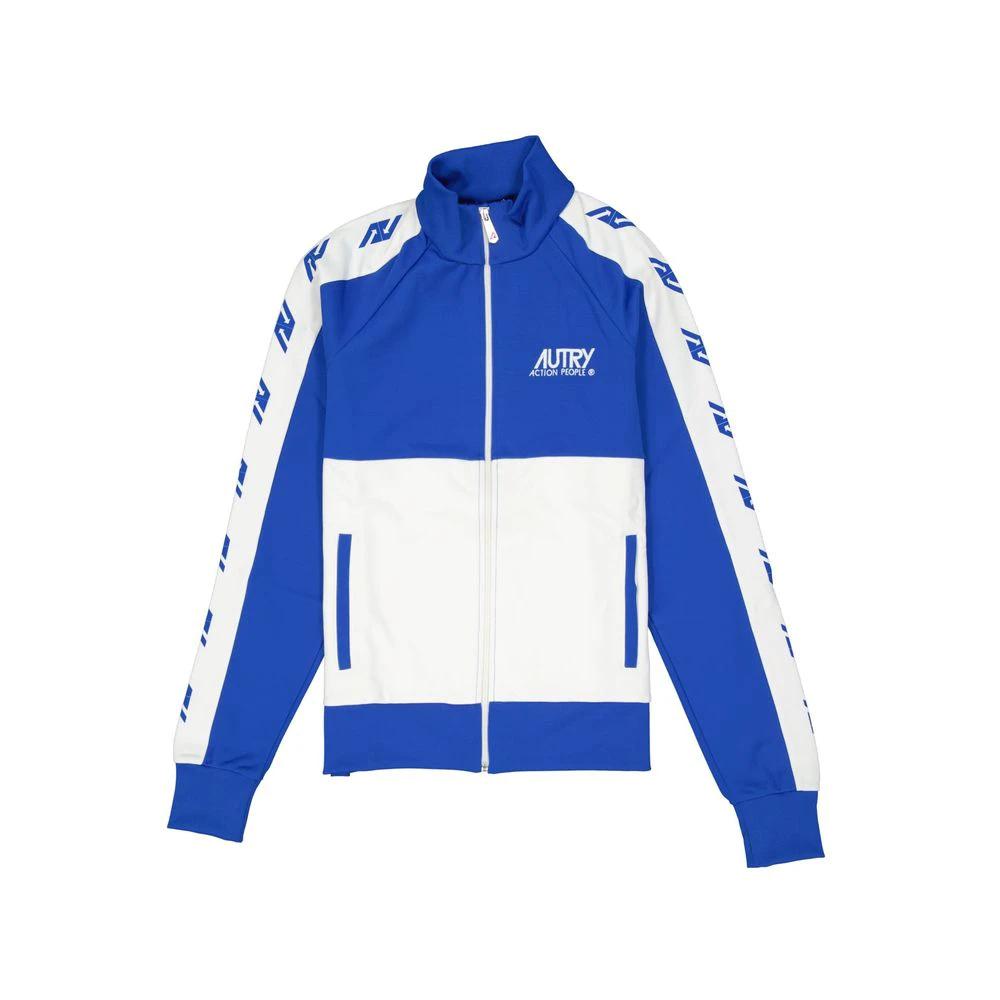 Autry Blue Cotton Sweatshirt