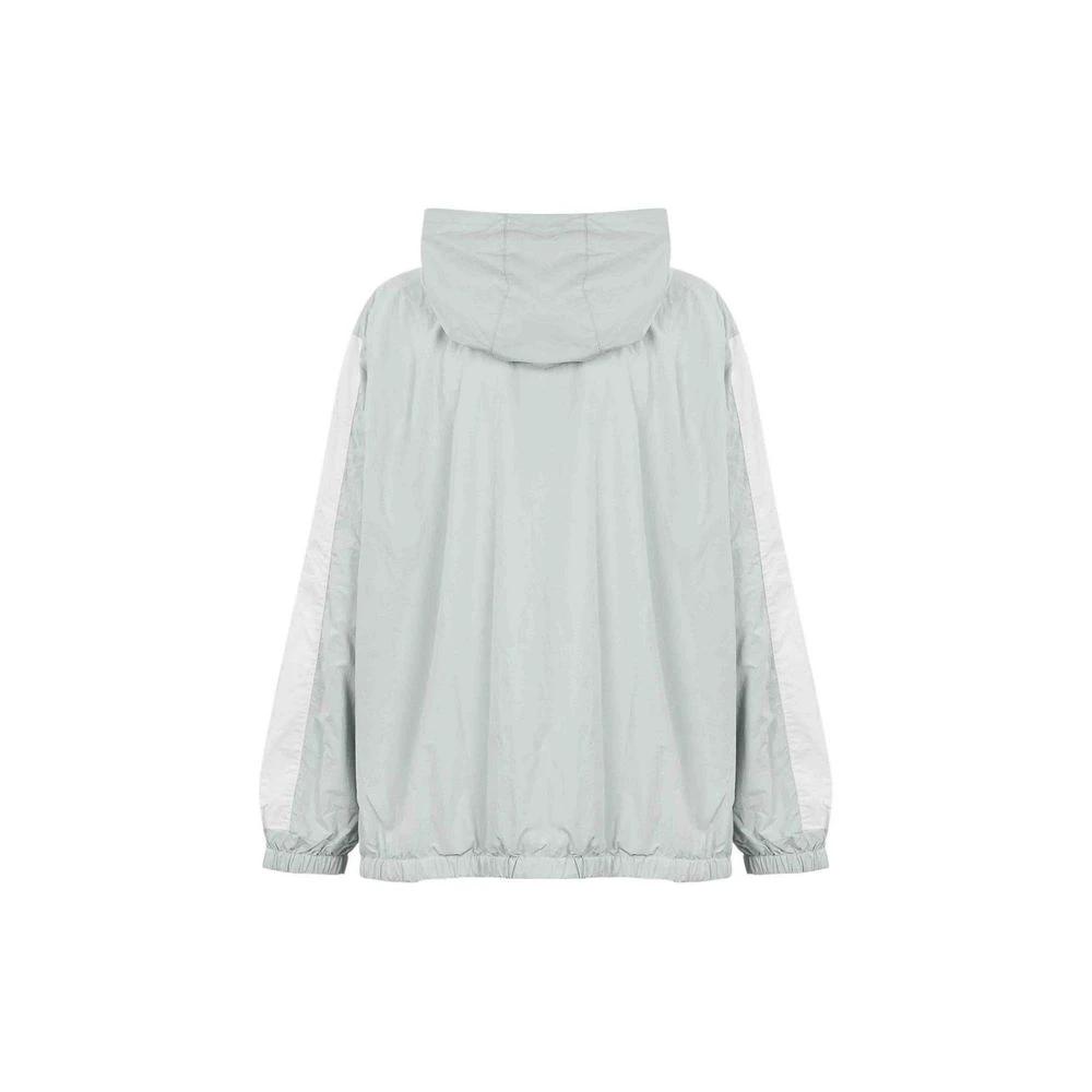 Autry Blue Nylon Shell Jacket