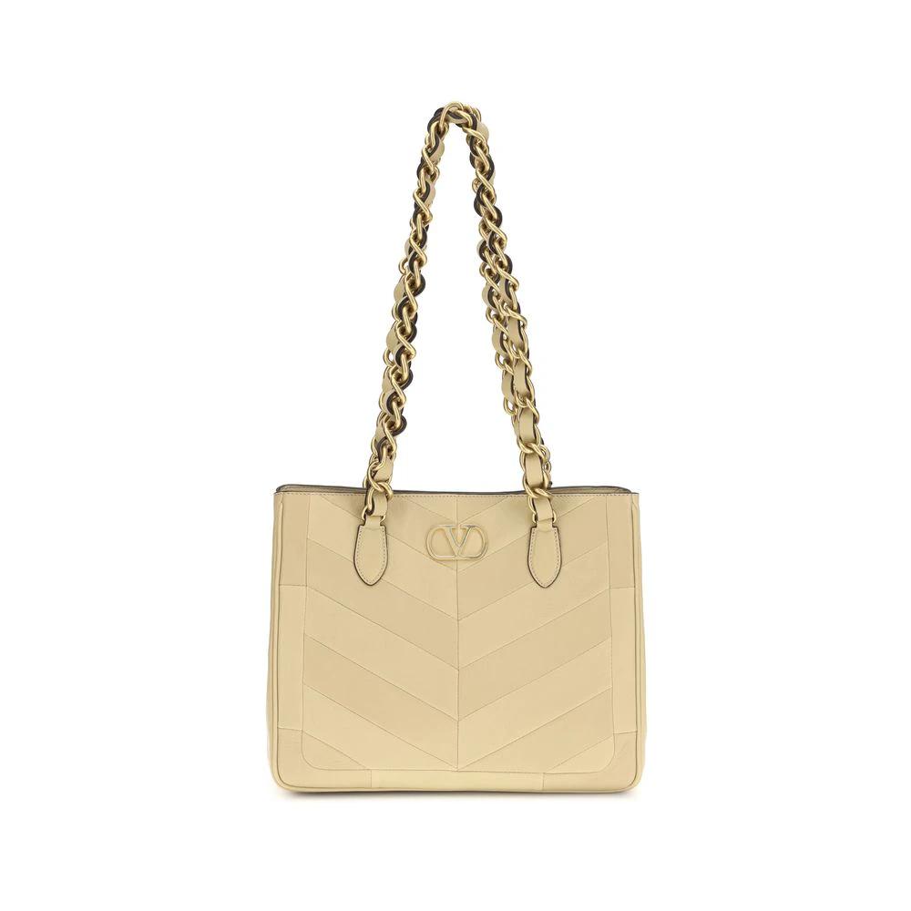 Sac bandoulière Valentino Garavani doré en peau d'agneau Ovis Aries