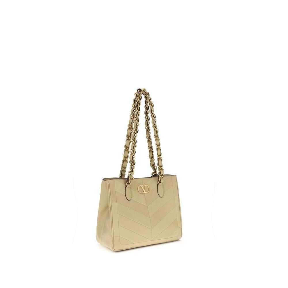 Sac bandoulière Valentino Garavani doré en peau d'agneau Ovis Aries