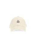 Casquette Moncler en coton beige (casquette de baseball)