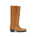 Bottes à lacets Bos Taurus en cuir de veau marron Texas, Paris