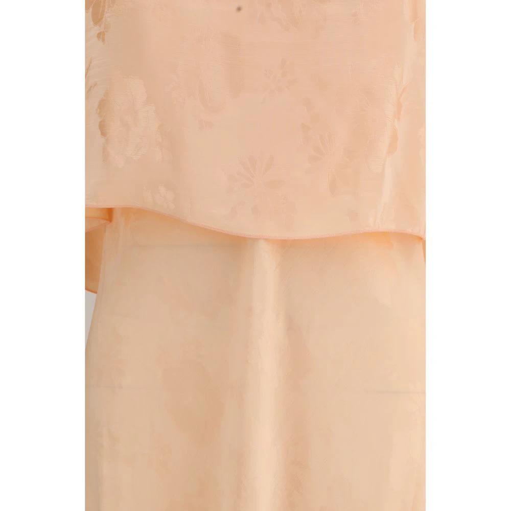 Robe décontractée Forte_Forte en viscose orange