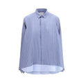 Chemise Sacai en coton bleu à motifs