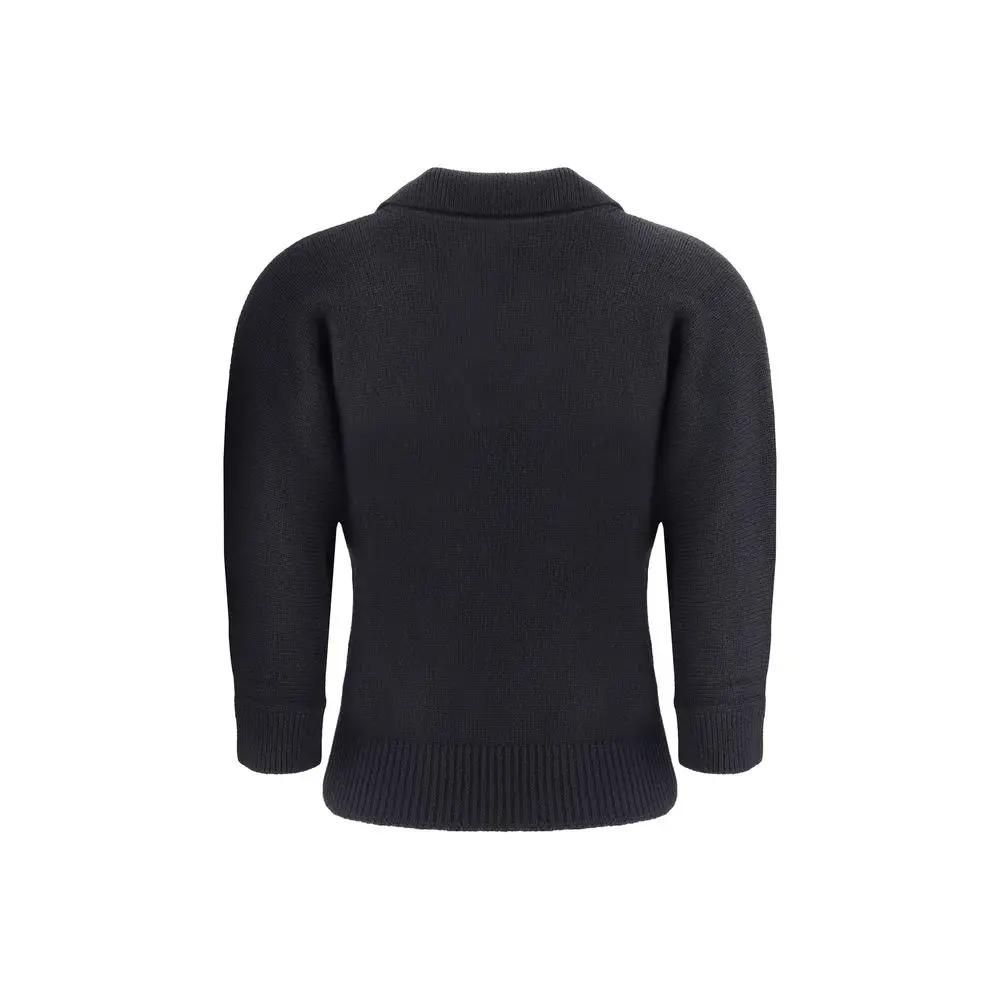 Khaite Black Cashmere Sweater