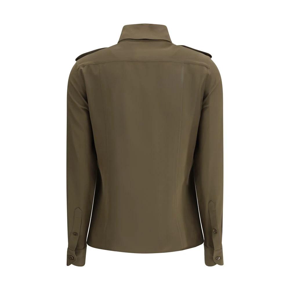 Tom Ford Bicolor Silk Dress Shirt