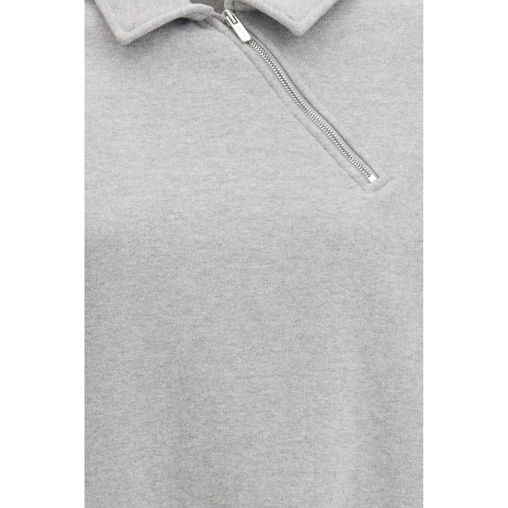 Sweat-shirt gris en coton Miu Miu