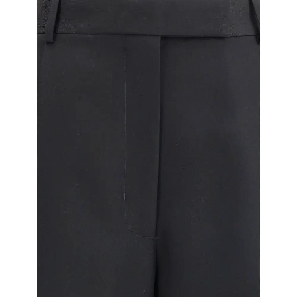 Pantalon habillé en laine noire Tom Ford