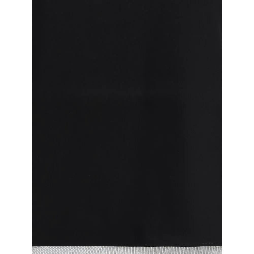 SA SU PHI Black Silk Sleeveles T-Shirt