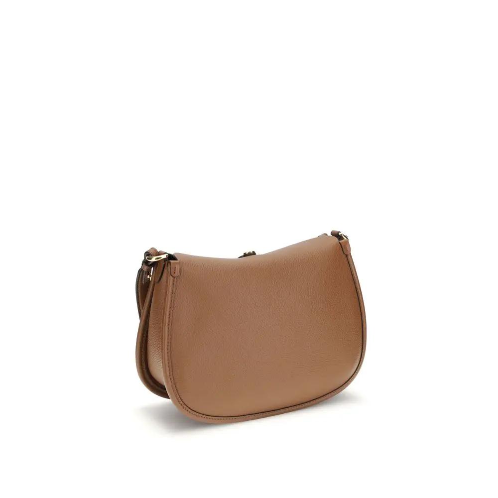 Sac bandoulière Etro Bos Taurus en cuir de veau marron
