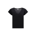 T-shirt en coton noir James Perse