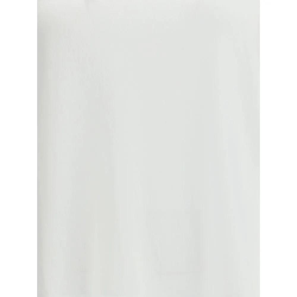 Women’s White Cotton T-Shirt – James Perse Deep V-Neck Essential Tee SS26