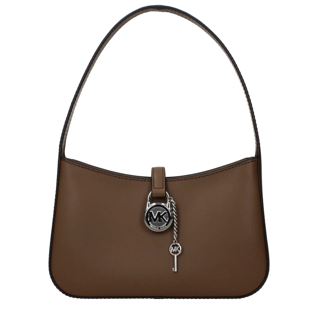 Sac à main en cuir marron Michael Kors