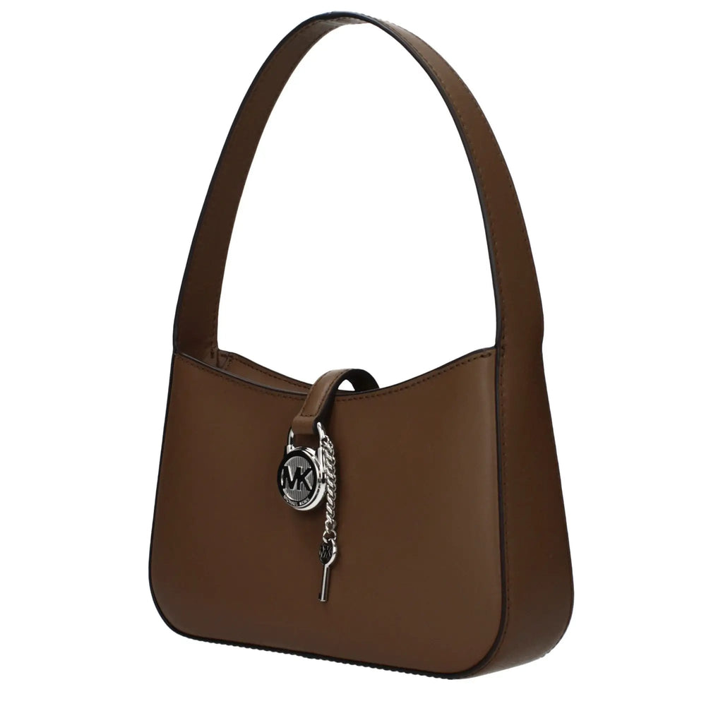 Sac à main en cuir marron Michael Kors