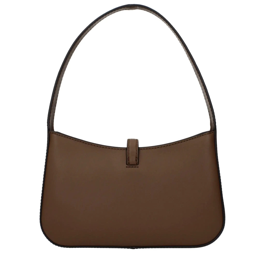 Sac à main en cuir marron Michael Kors