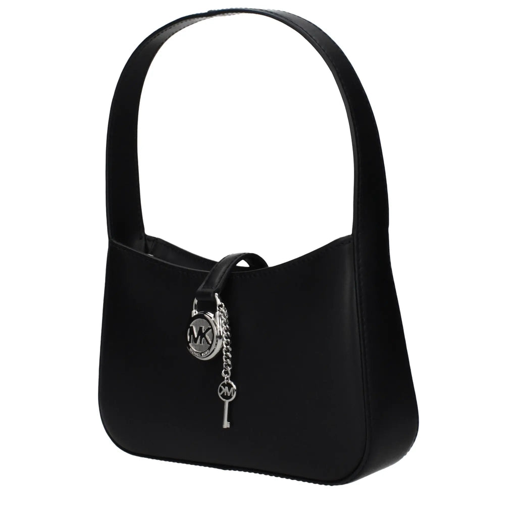 Sac à main en cuir noir Michael Kors