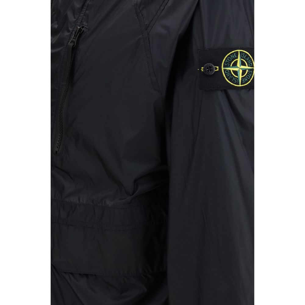 Veste Stone Island bleue en polyamide