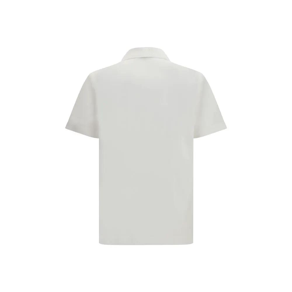 Polo Ferragamo en coton blanc