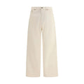 Jean en coton beige Valentino