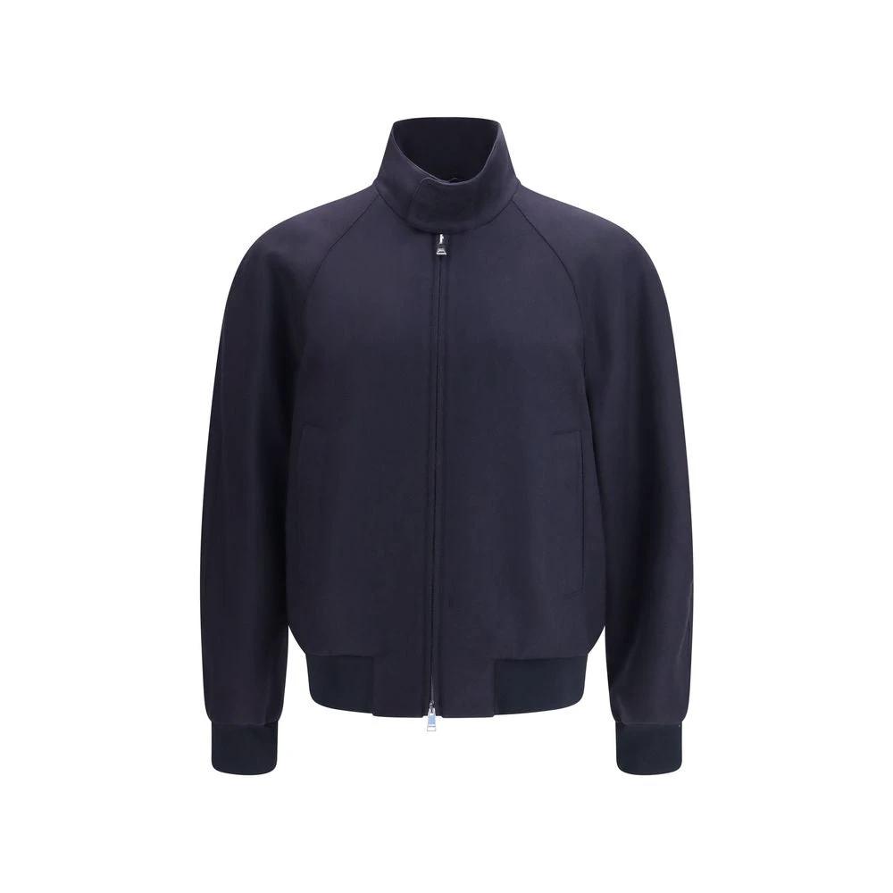 Fendi Blue Cashmere Bomber
