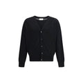 Gilet en laine mérinos noire Ami Paris