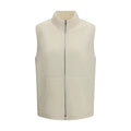 RIER Beige Wool Oves Aries Sleveless Jacket