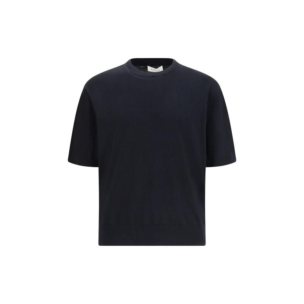T-shirt en coton noir Laneus