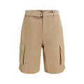 Laneus Beige Cotton Bermuda Shorts