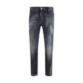 Jean slim en coton noir Dsquared²
