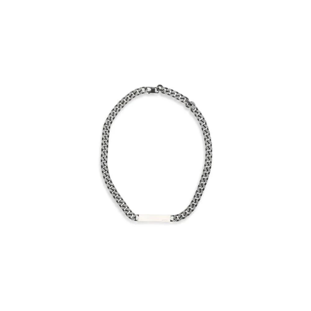 MM6 Silver Metal Necklace