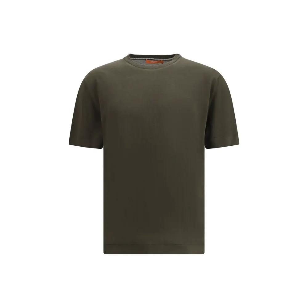 T-shirt en coton bicolore Cruna