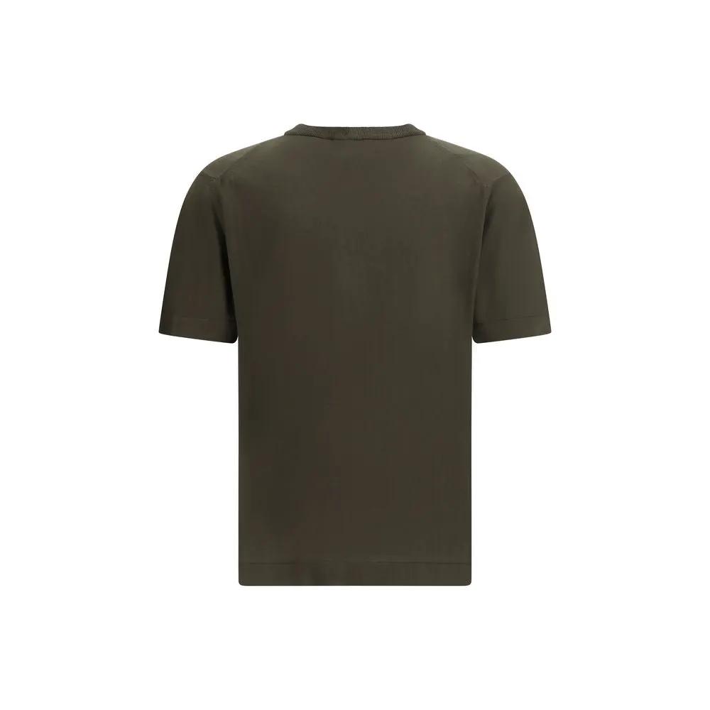 T-shirt en coton bicolore Cruna