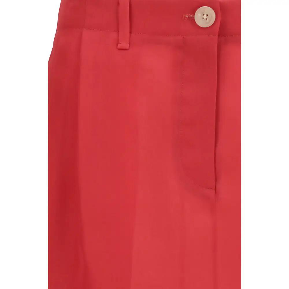 Jupe midi en soie multicolore Khaite