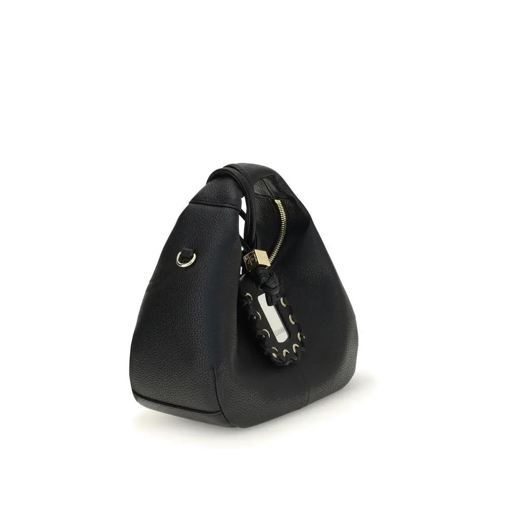 Sac à main Ganni noir en polyester recyclé