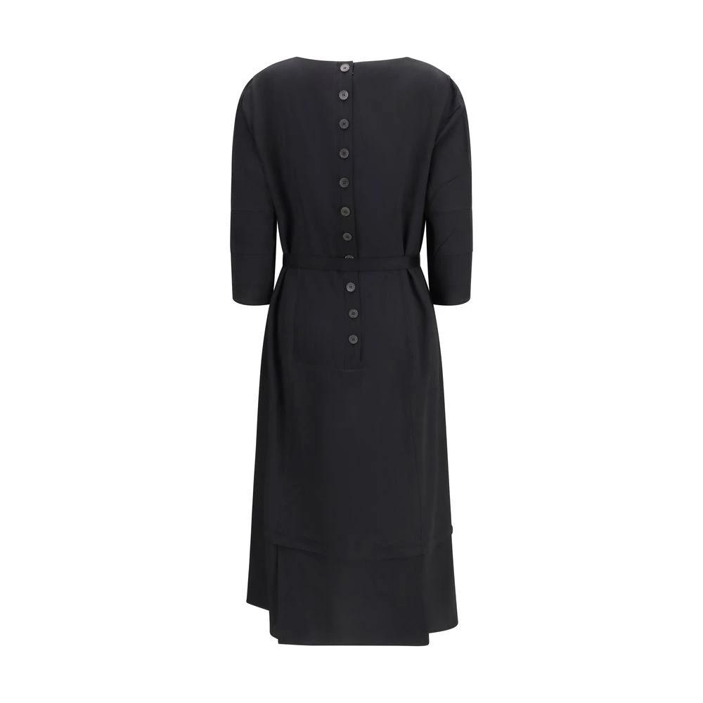 Prada Black Acetate Casual Dress