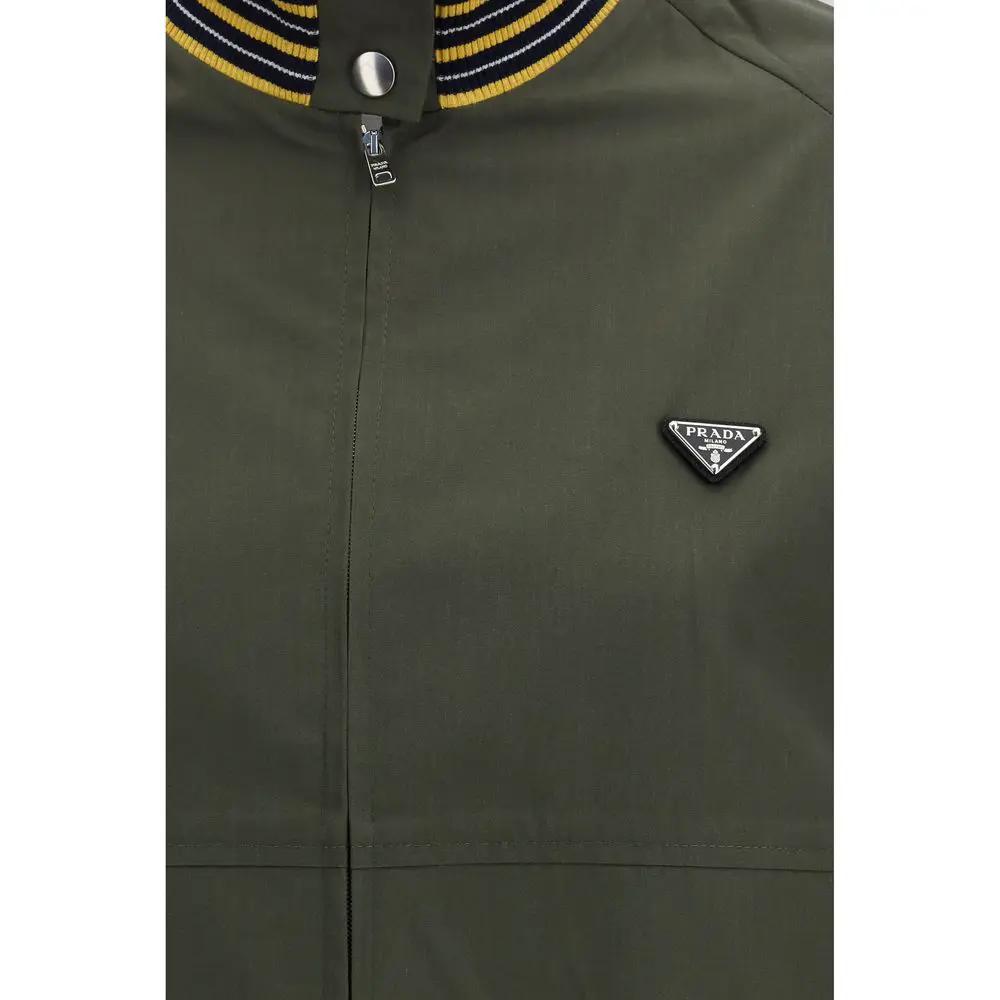 Prada Bicolor Polyester Bomber